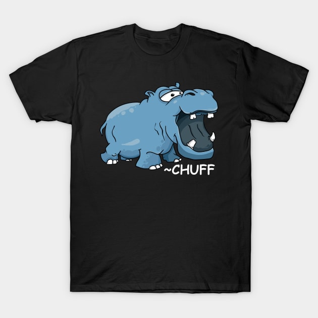 Cute Hippo chuff T-Shirt by DesignIndex